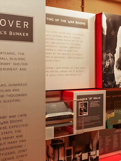 Interactive displays at the Churchill Museum 