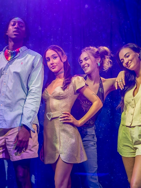 Ariana Grande wax figure at Madame Tussauds London.