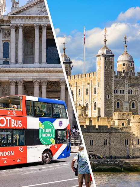 Tootbus london HOHO tour with Tower of London access