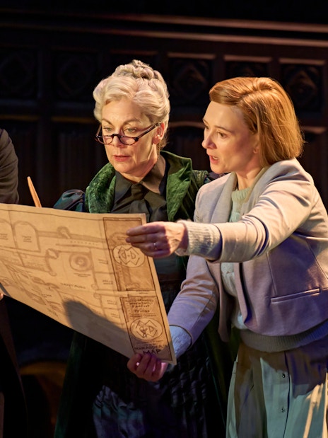 Harry Potter and the Cursed Child stage performance in London theater.