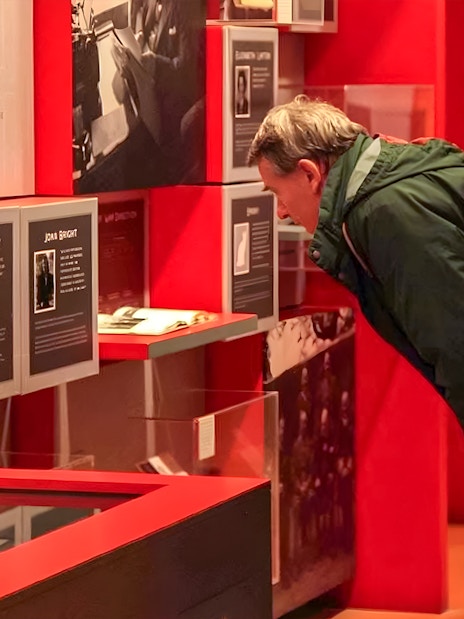 Interactive displays at the Churchill Museum 