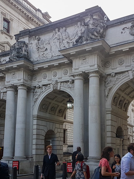 Tourists exploring the area during Westminster 3 Hour Walking Tour