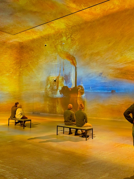 The Fighting Temeraire at the Frameless Immersive experience