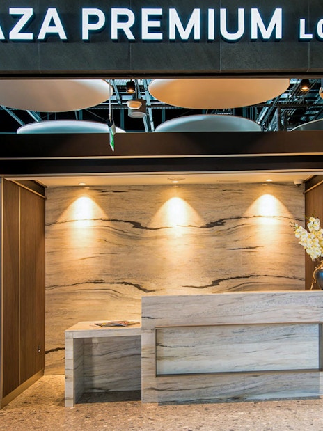 Outside view of Plaza Premium Lounge, Heatherow airport