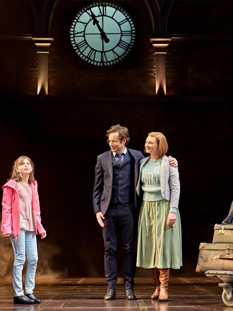 Harry Potter and the Cursed Child stage performance at London's Palace Theatre.