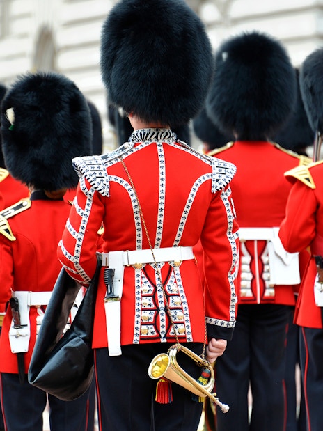 Changing of the Guard Ceremony at Buckingham Palace, London
