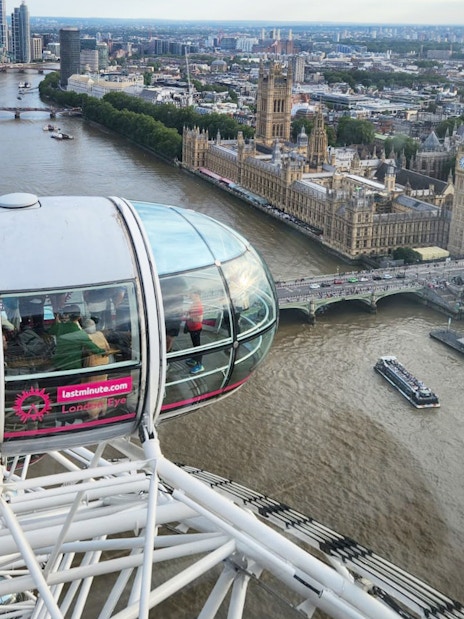 View of Big Ben from London eye