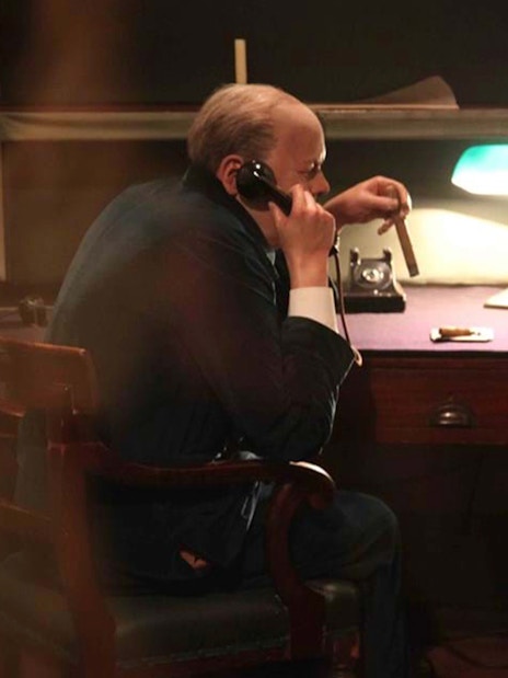 Churchill War Rooms entrance with visitors on Westminster WWII walking tour, London.